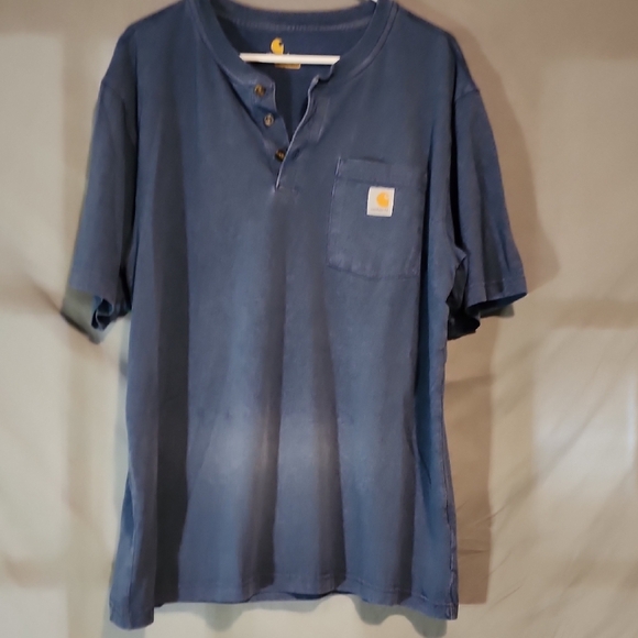 Carhartt Other - Carhartt Men's Navy Short Sleeve Henley
